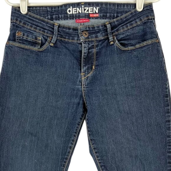 Denizen From Levis Women's Modern Skinny Stretch Blue Denim Jeans Sz 6M Low Rise - Picture 3 of 10